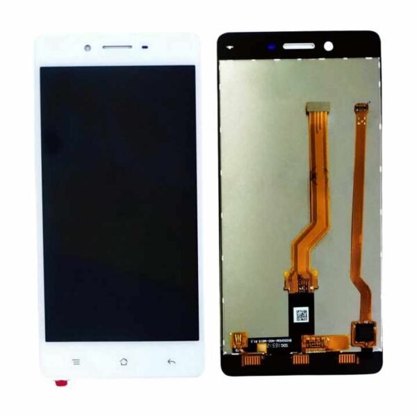Display For Oppo F1 White (display glass combo folder) Mobile