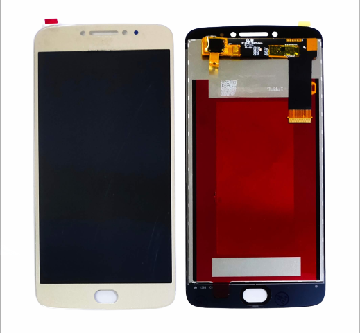 Display For Moto E4 Plus -Gold (Lcd Plus Touch glass combo folder)