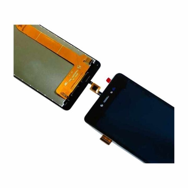 Display For Lava Z60 Black (display glass combo folder) Mobile