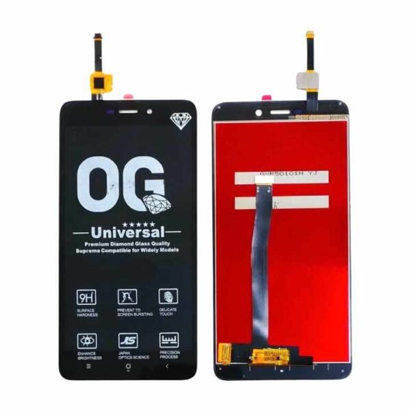 Display For Xiaomi Redmi 4A -Black (Lcd glass combo folder - Main Image