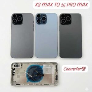 Convertor Housing For Apple iPhone XS Max To iPhone 15 Pro Max (Housing, Converter, Back Body)